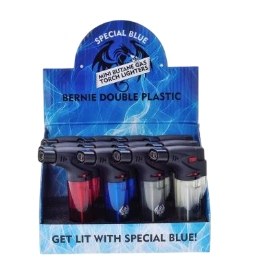Special Blue - Bernie Plastic Torch Lighter