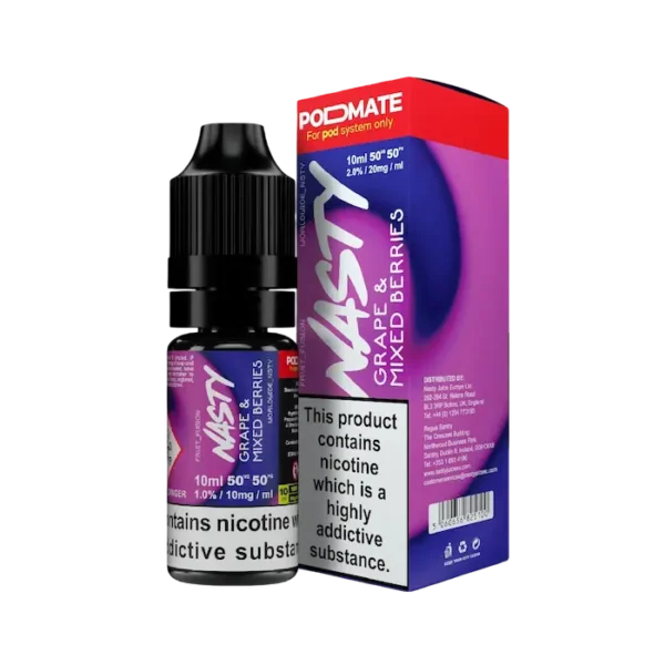 NASTY saltnic - Grape&Mixed Berries