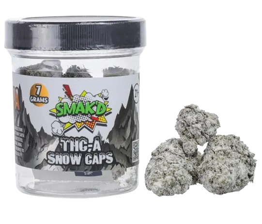 SMAK'D THC-A Snow caps 7gm SATIVA