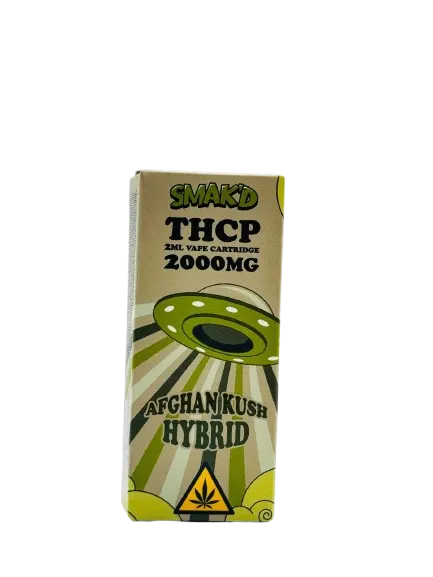 SMAK'D THC-P 2ML AFGHAN KUSH HYBRID Vape Cartridge
