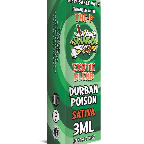 SMAKD thc preroll - Durban Poison