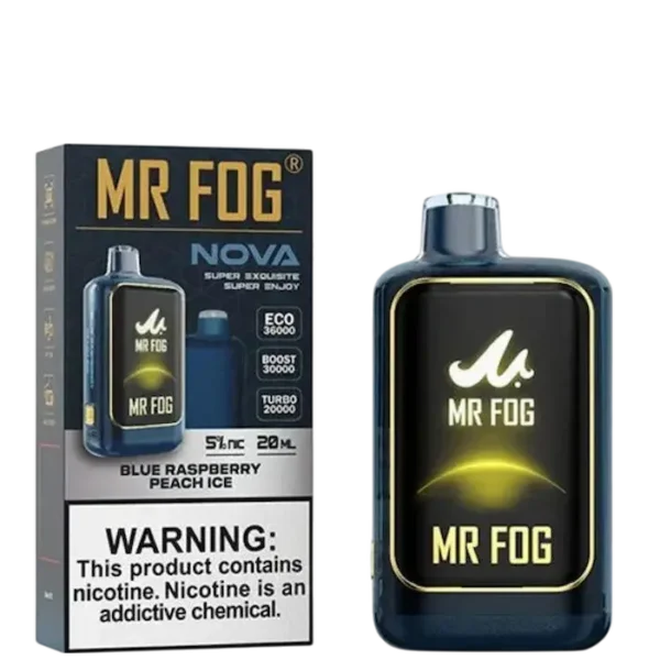 MR FOG NOVA BLUE RASPBERRY PEACH ICE