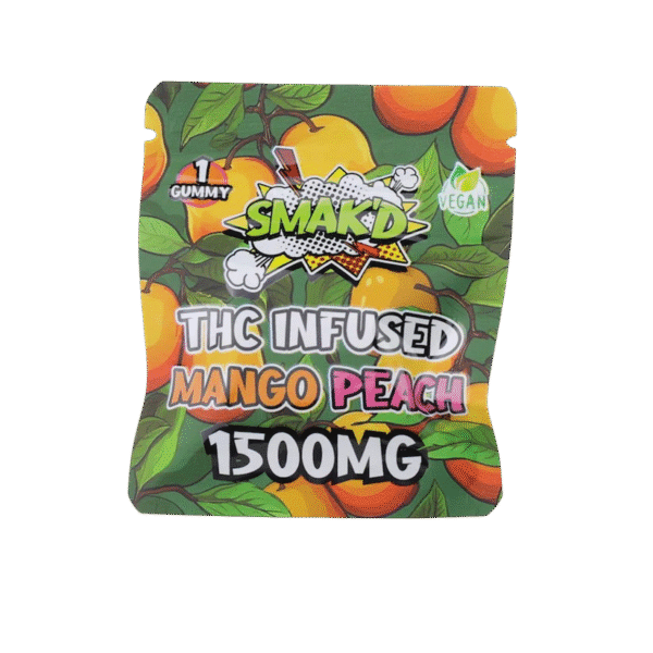 SMAKD Infused Gummies Mango Peach